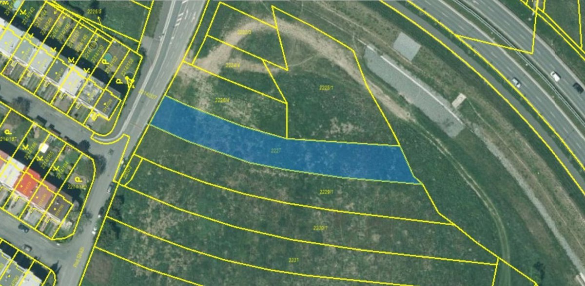 Fotografie 3 - Prodej pozemku · Bydlení · 1 513 m²