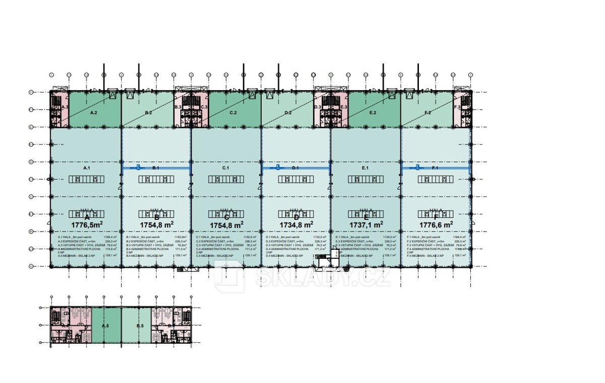 Fotografie 4 - Pronájem komerční nemovitosti · 5 100 m²