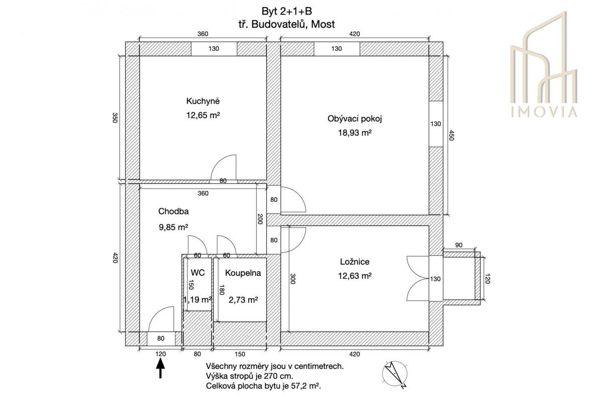 Fotografie 3 - Prodej bytu · 2+1 · 60 m²