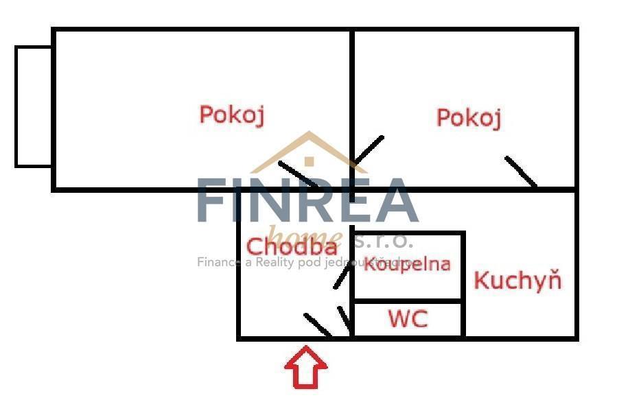 Photo 4 - Apartment for rent · 2+1 · 54 m²