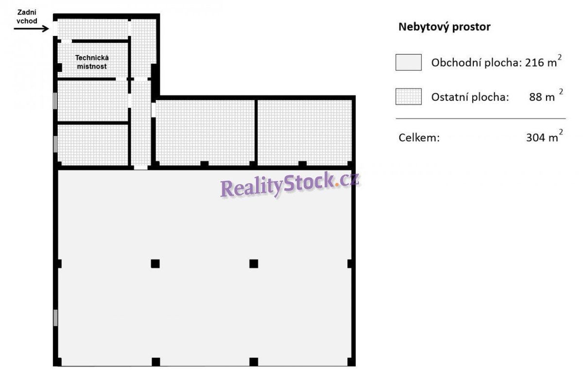 Fotografie 3 - Prodej komerční nemovitosti · Prostor v obchodním centru · 3 300 m²