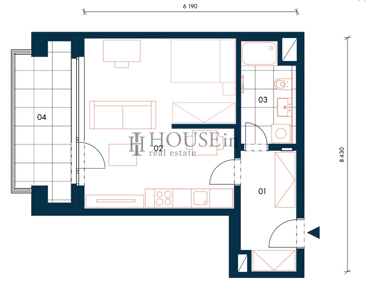 Photo 3 - Apartment for rent · 1+kk · 40 m²
