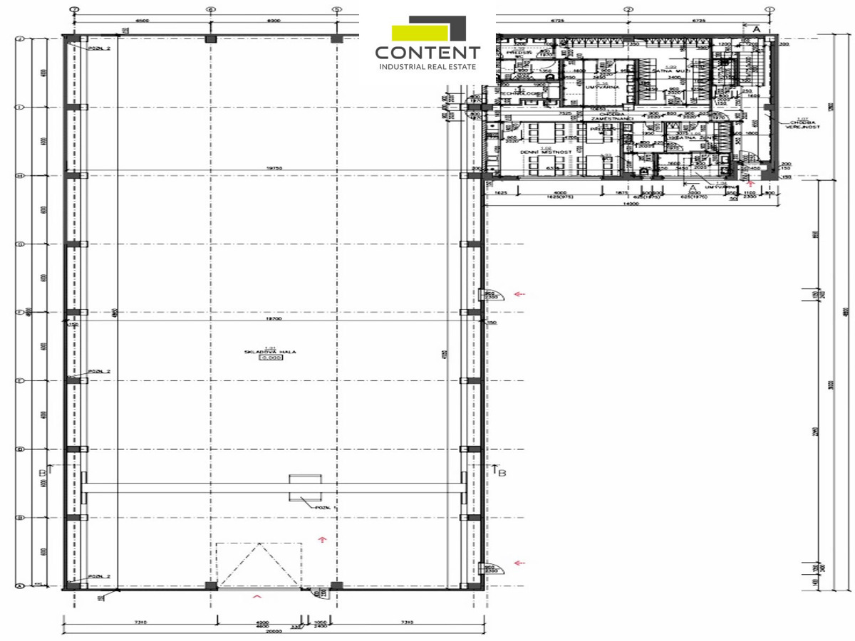Fotografie 4 - Pronájem komerční nemovitosti · Výrobní haly · 1 067 m²