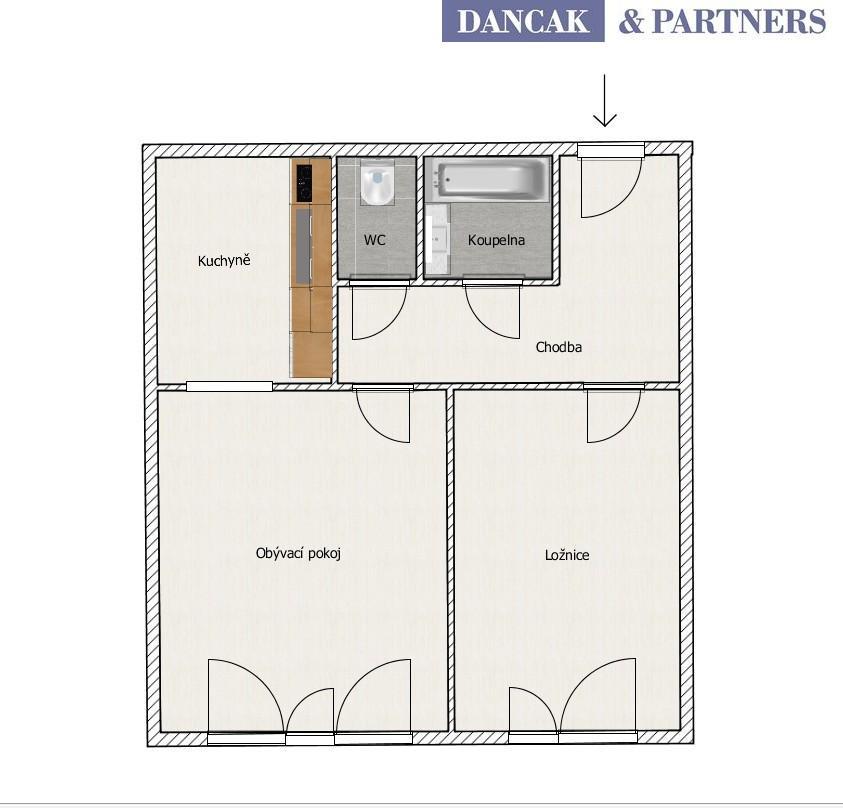 Photo 2 - Apartment for sale · 2+kk