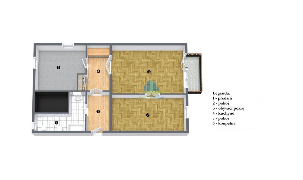 Photo 2 - Apartment for sale · 3+kk · 72 m²