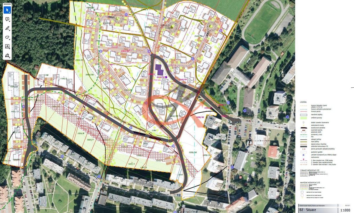 Fotografie 4 - Prodej pozemku · Bydlení · 2 876 m²