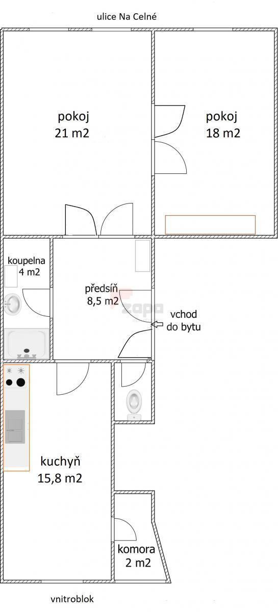 Photo 4 - Apartment for rent · 2+1 · 71 m²