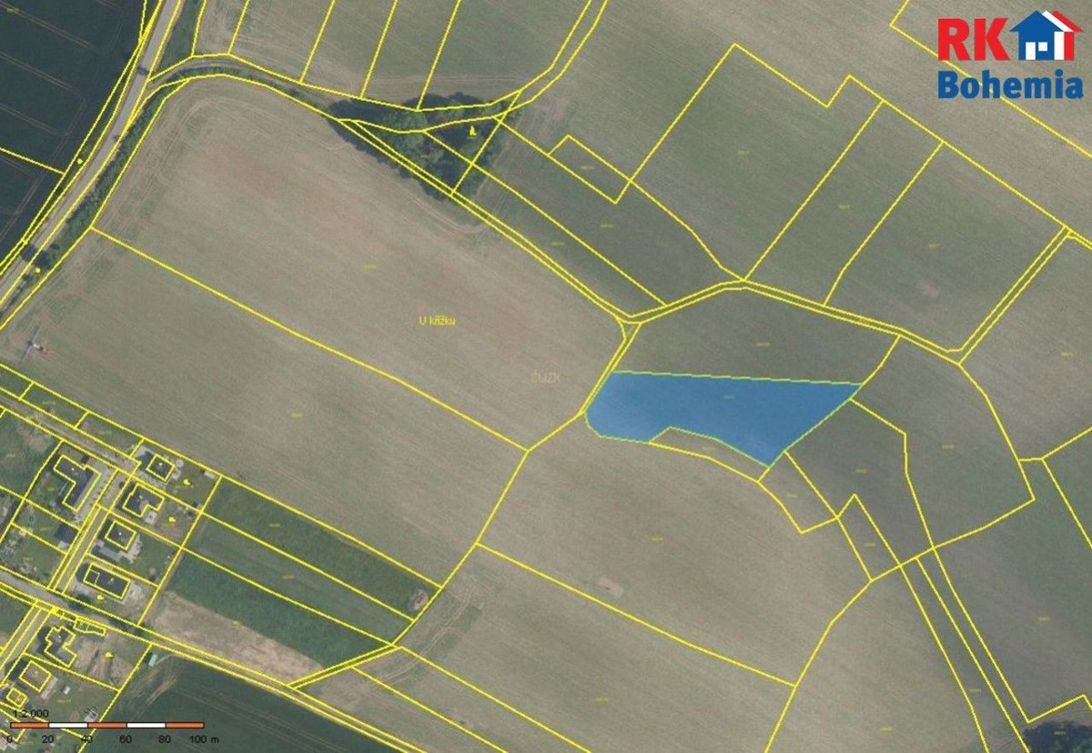 Fotografie 3 - Prodej pozemku · Pole · 4 566 m²