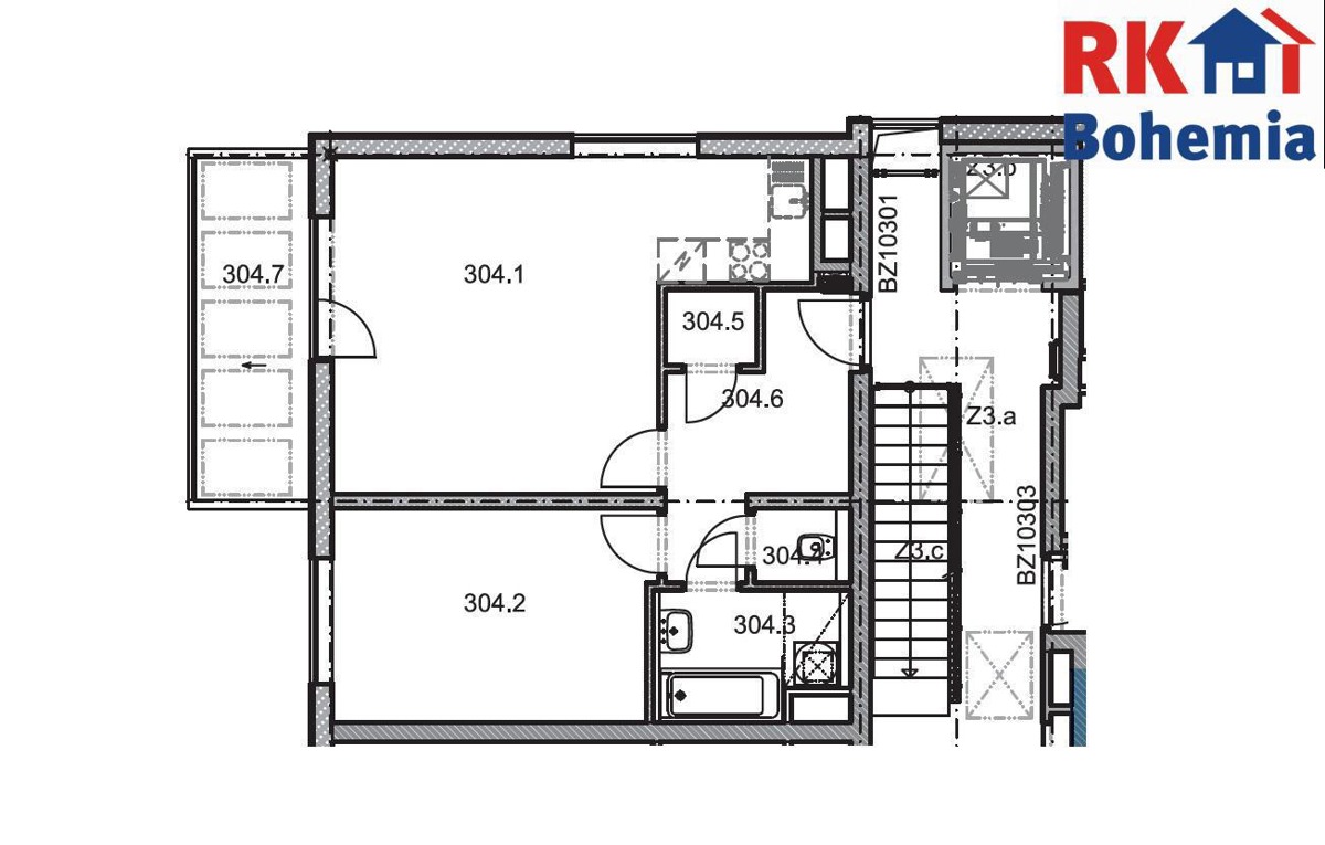Фото 4 - Аренда квартиры · 2+kk · 54 m²
