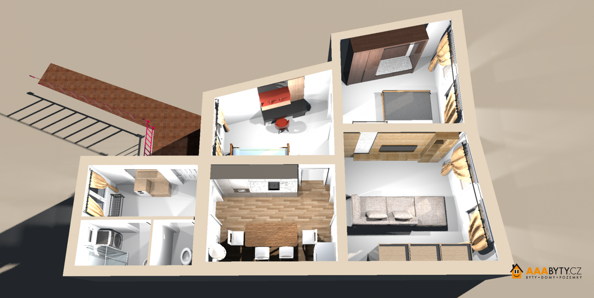 Фото 2 - Продажа квартиры · 3+1 · 62 m²