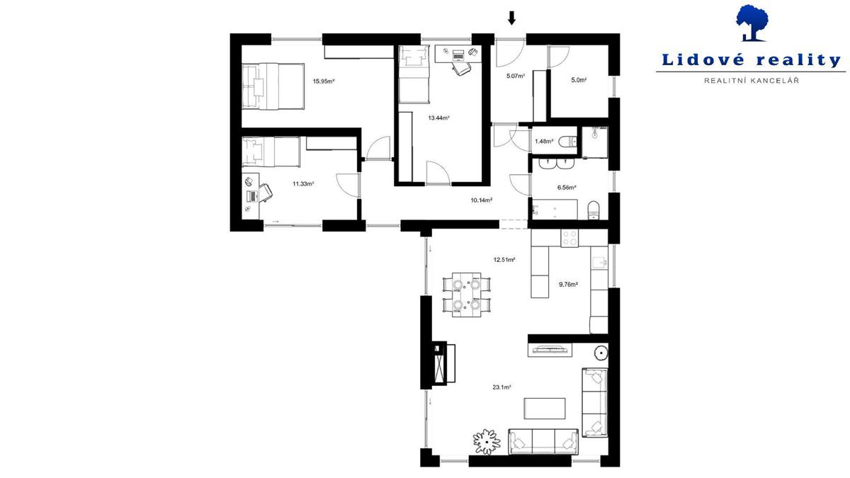 Фото 2 - Продажа дома · Семейный дом · 115 m² · 3 комнаты