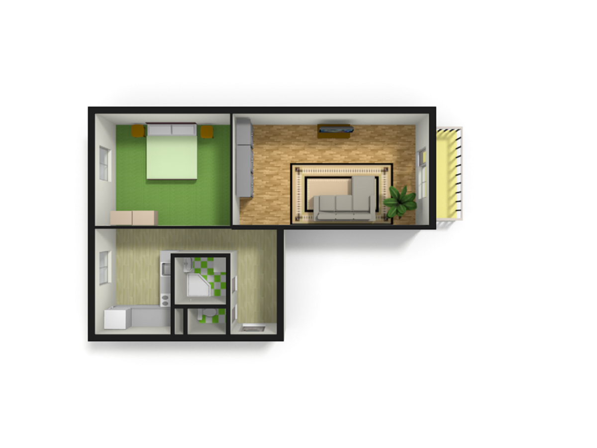 Fotografie 2 - Prodej bytu · 2+1 · 54 m²