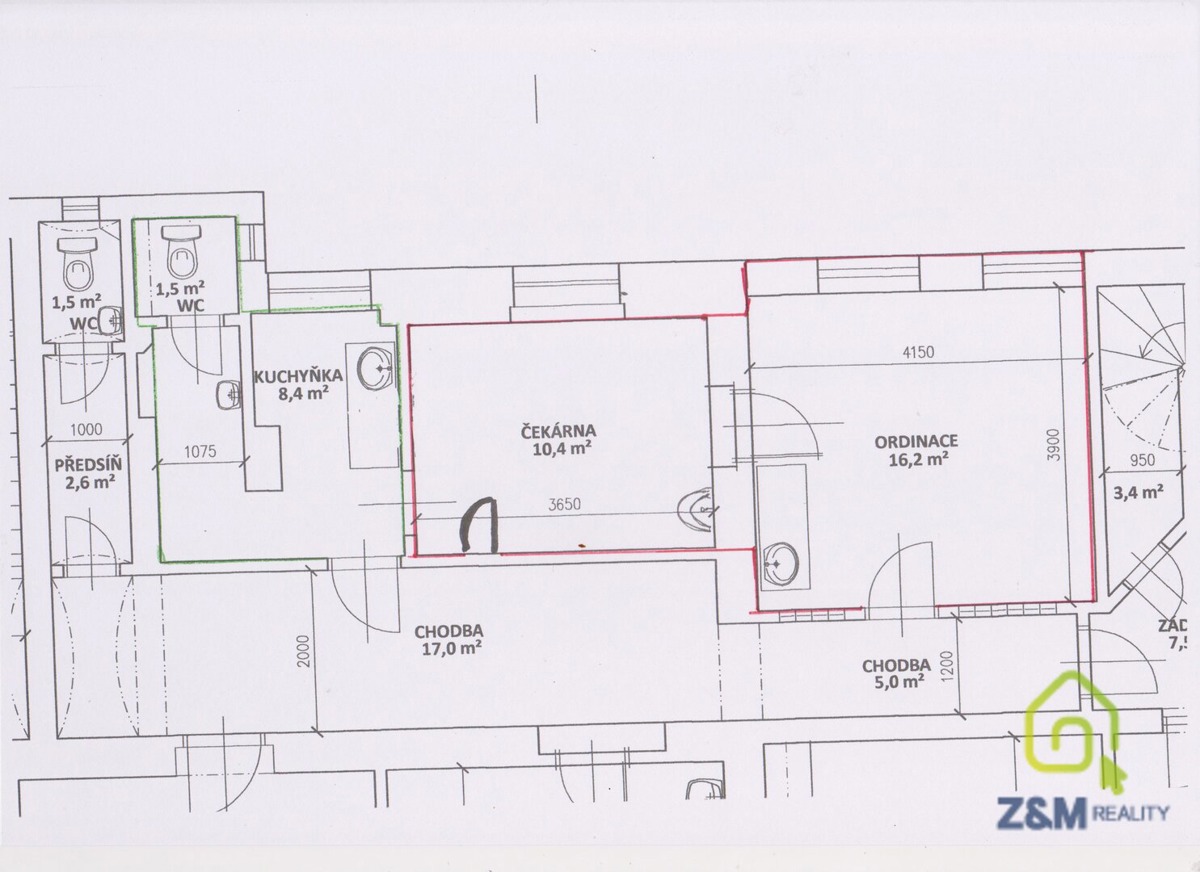 Hình ảnh 2 - Bất động sản thương mại cho thuê · Phòng khám bác sĩ · 26 m²