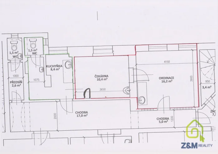 Hình ảnh 2 - Bất động sản thương mại cho thuê · Phòng khám bác sĩ · 26 m²