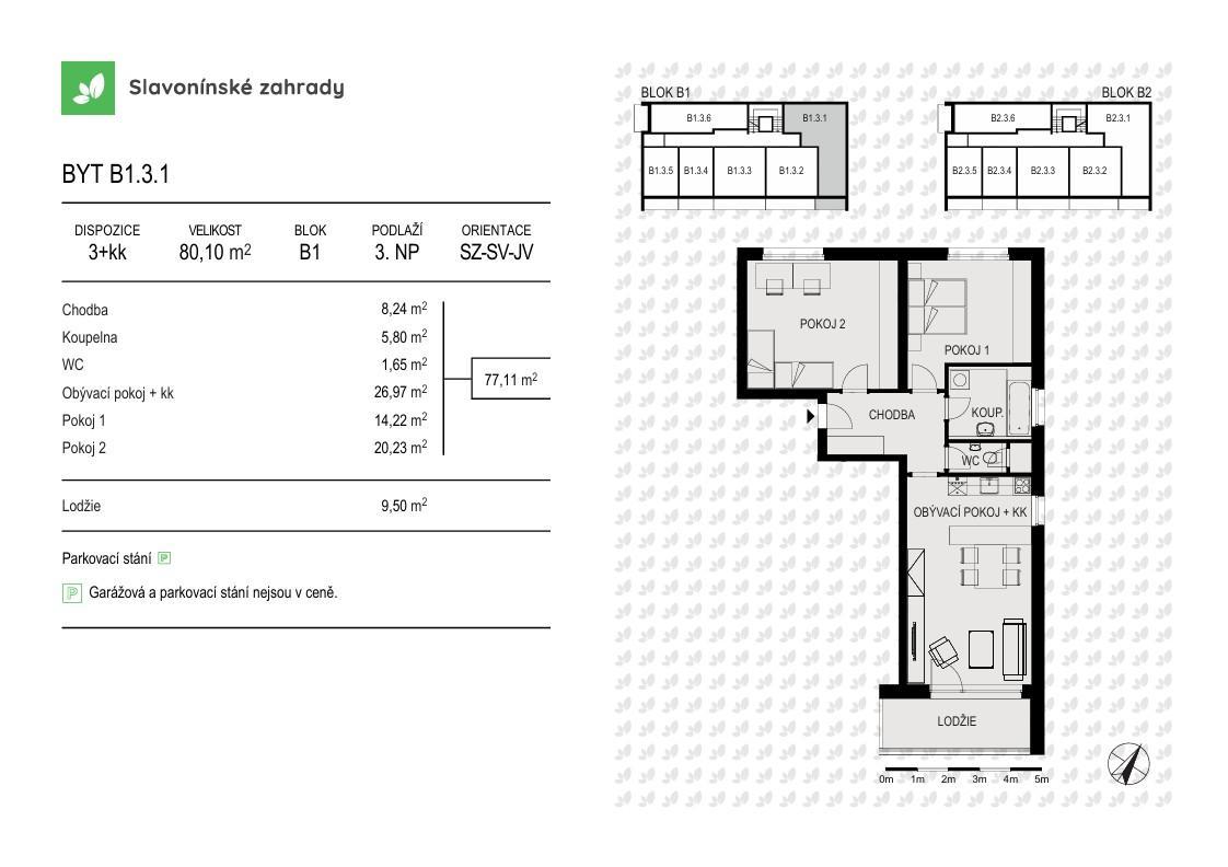 Photo 1 - Apartment for sale · 3+kk · 80 m²