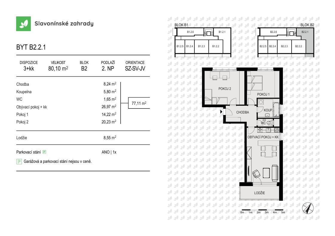 Fotografie 3 - Prodej bytu · 3+kk · 80 m²