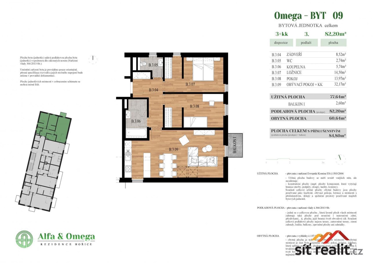 Photo 2 - Apartment for sale · 3+kk · 82 m²