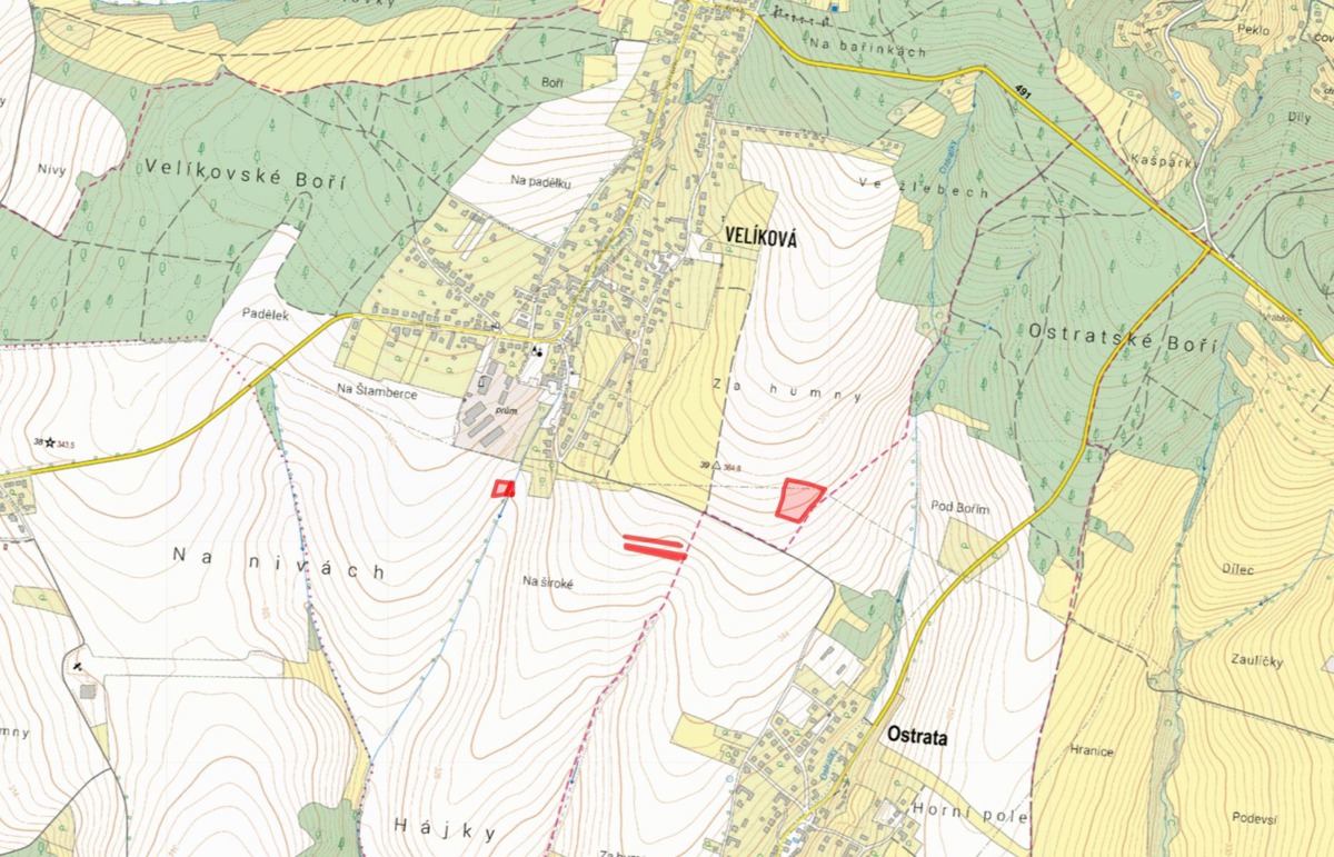 Fotografie 3 - Prodej pozemku · Pole · 9 107 m²