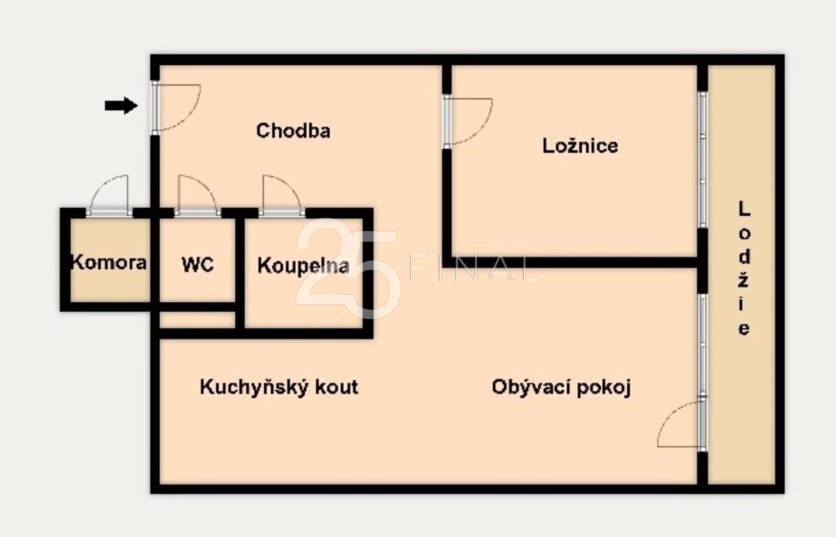 Hình ảnh 4 - Căn hộ cho thuê · 2+1 · 40 m²