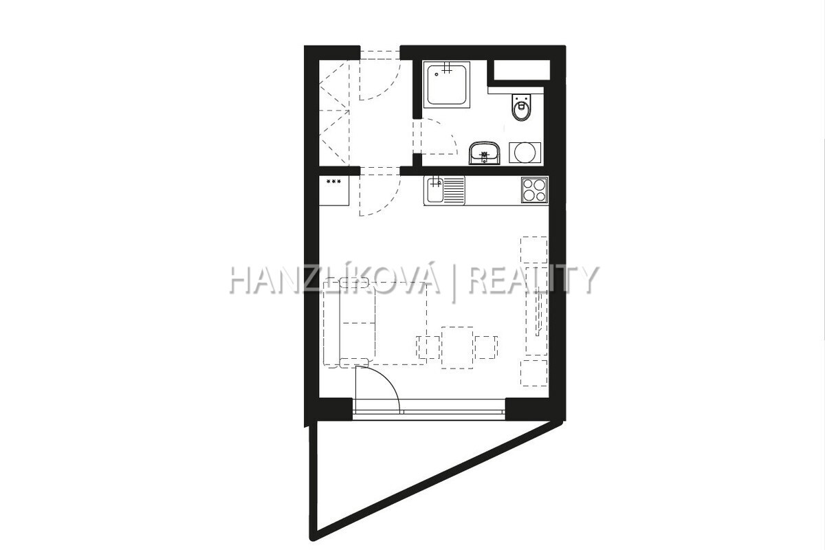 Photo 2 - Apartment for rent · 1+kk · 28 m²