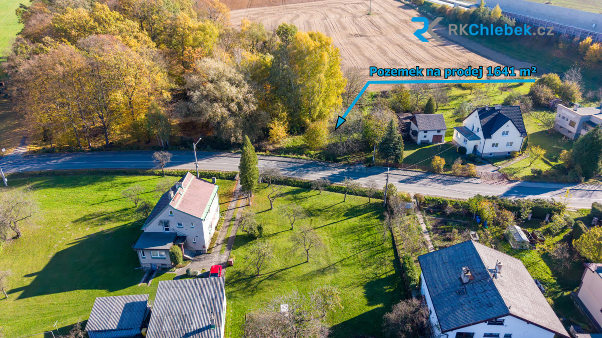 Fotografie 1 - Prodej pozemku · Bydlení · 1 641 m²