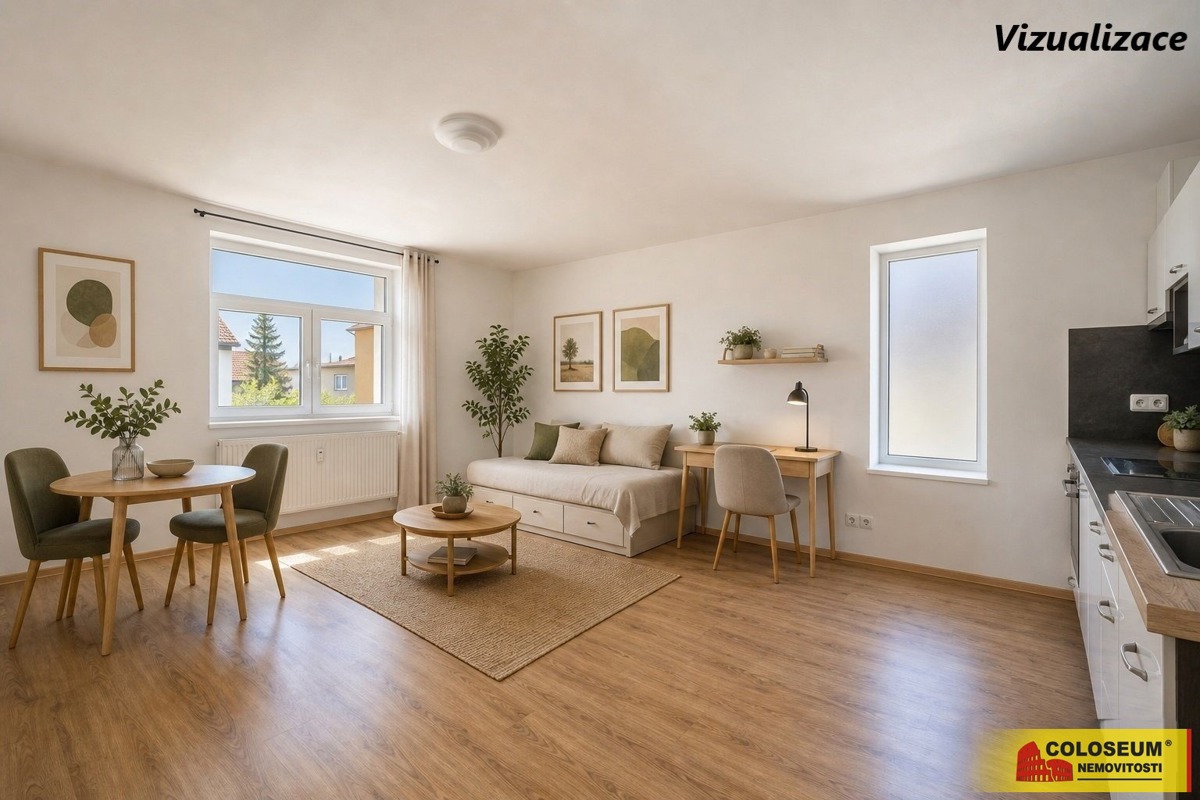 Photo 3 - Apartment for sale · 1+kk · 39 m²