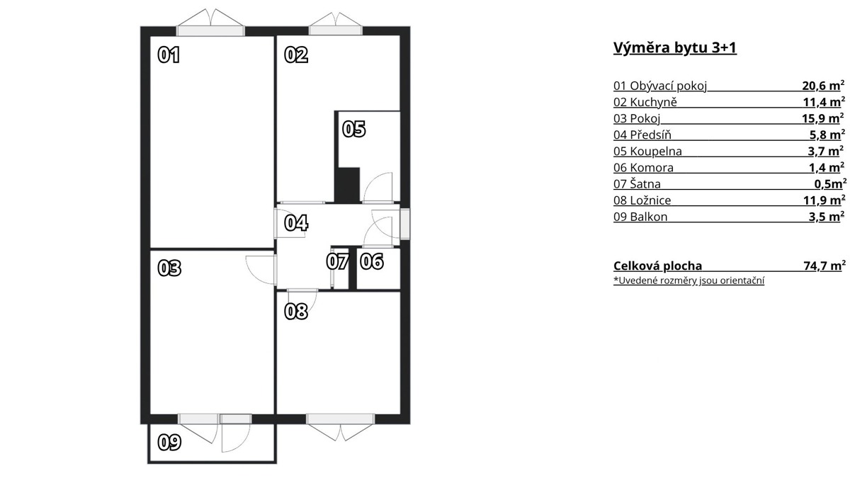 Hình ảnh 4 - Căn hộ bán · 3+1 · 75 m²
