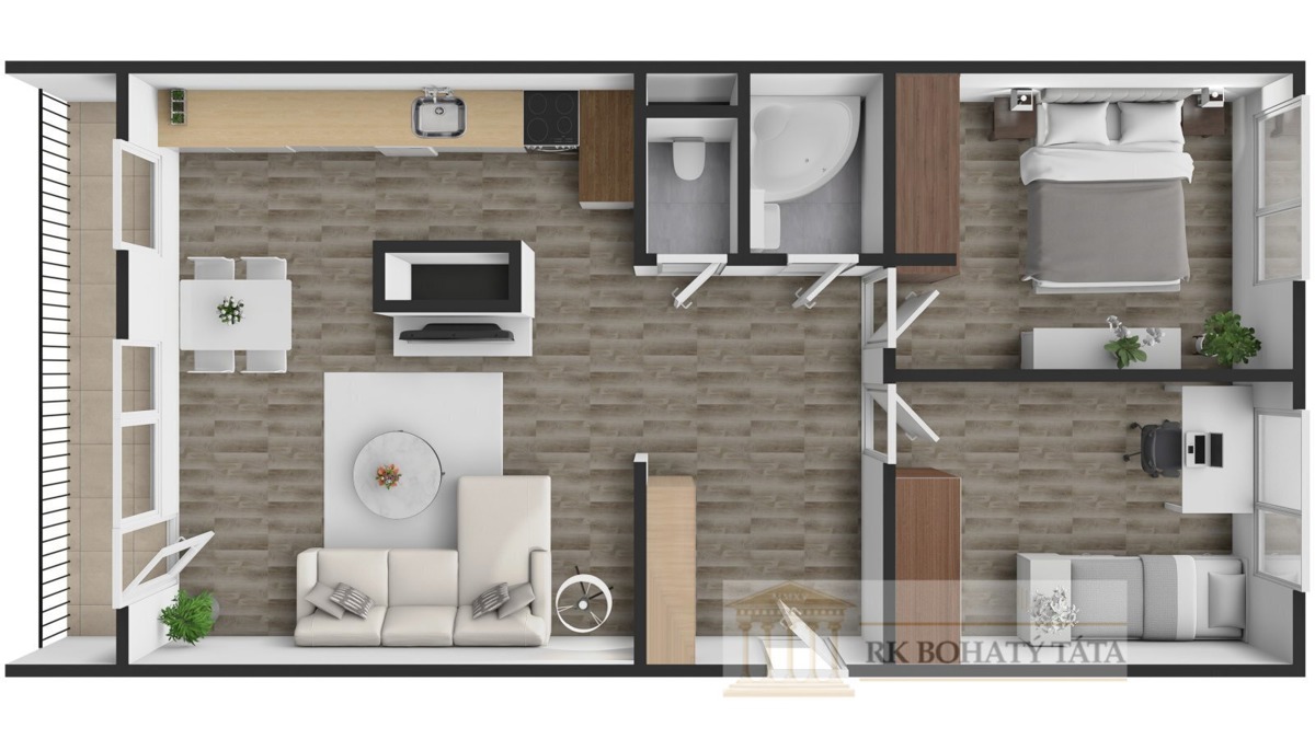 Фото 2 - Продаж квартири · 3+kk · 70 m²