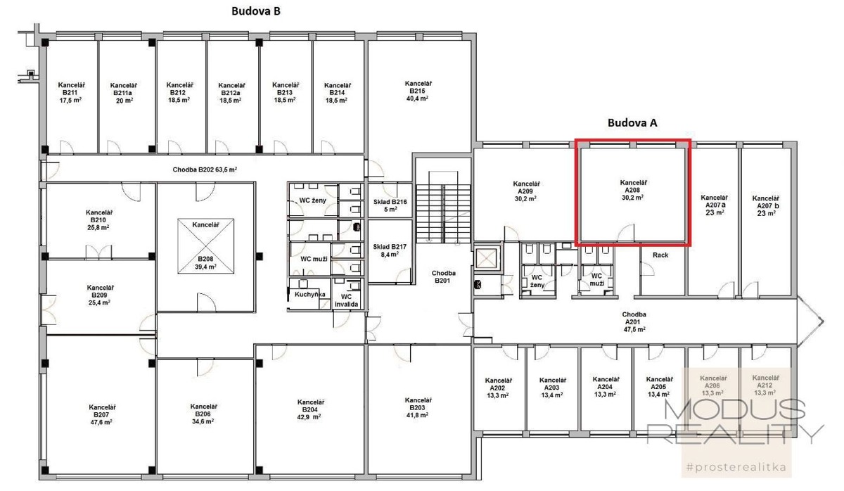 Photo 3 - Commercial property for rent · Office · 30 m²