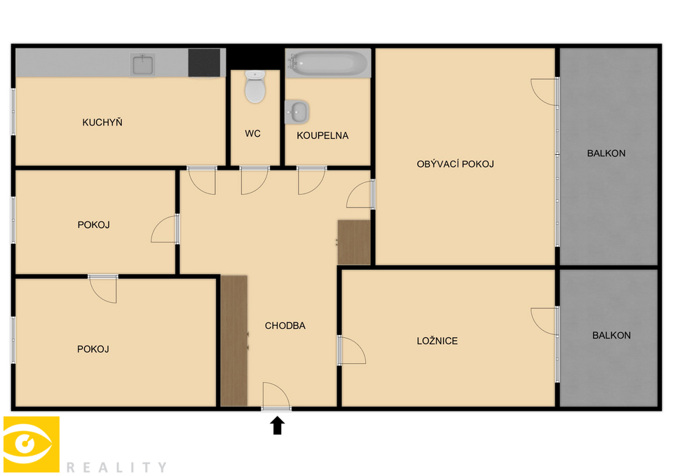 Photo 2 - Apartment for rent · 4+1 · 77 m²