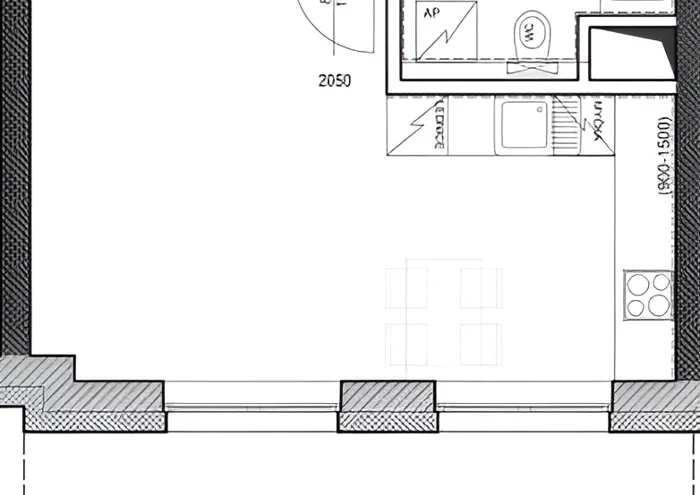 Hình ảnh 2 - Căn hộ bán · 1+kk · 52 m²